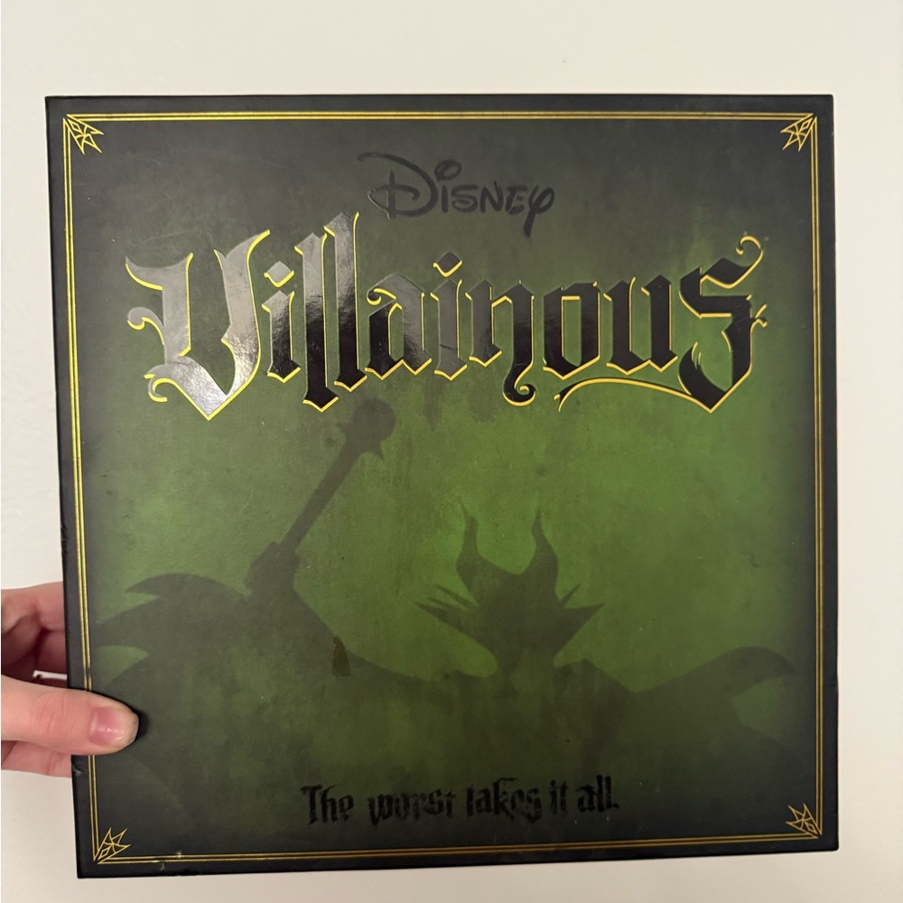 Disney Villainous Game with Green and Black Design